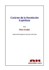 carácter de la revelación espiritista - allan kardec.pdf