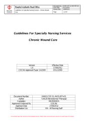 Guidelines For Specialty Nursing Services - Chronic Wound Care.pdf