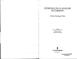 Cap.1   Introdução à Análise de Direito   NINO, Carlos Santiago (1  -  72).pdf